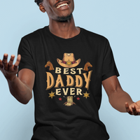 Horse Dad T Shirt Best Daddy Ever Western Cowboy Style Dad Best Dad Ever Retro - Wonder Print Shop