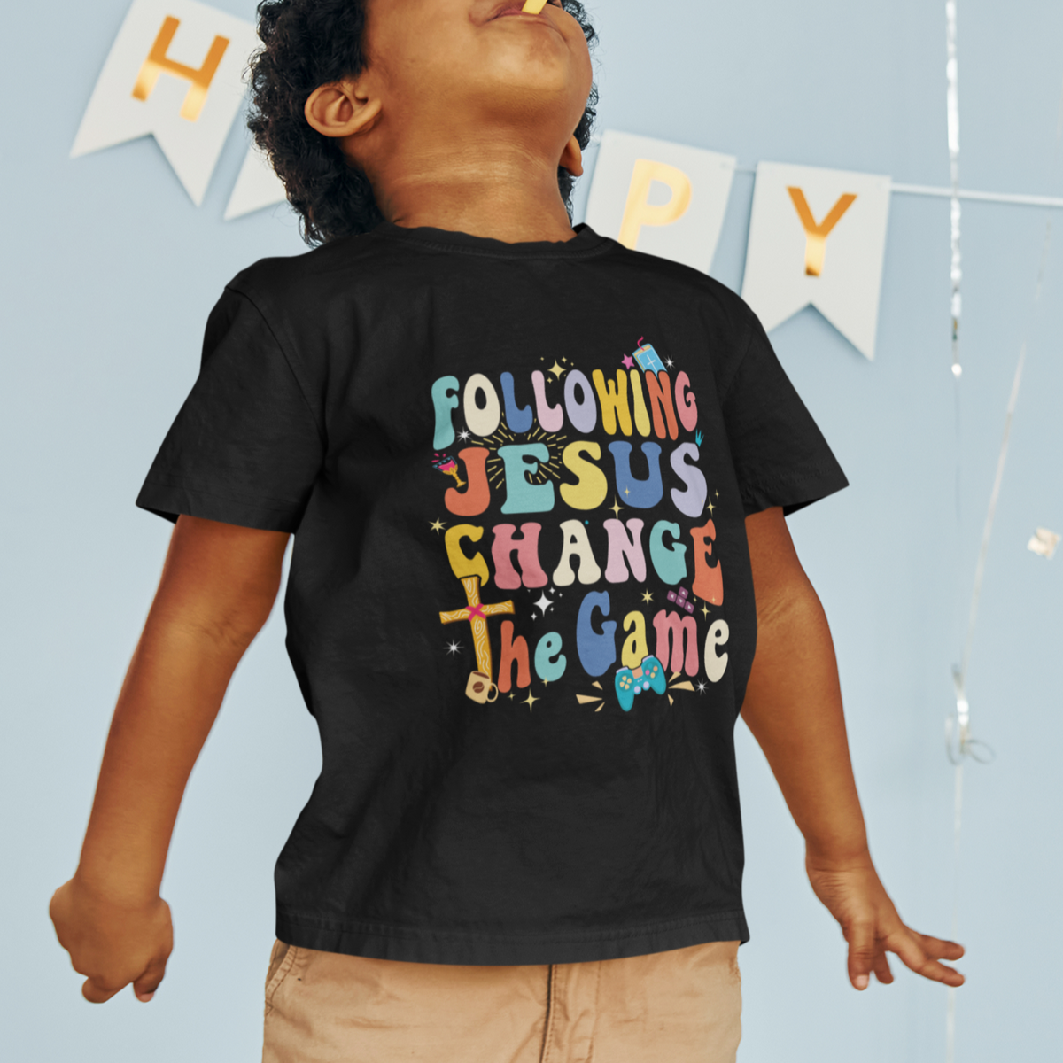 VBS Stellar T Shirt For Kid Following Jesus Changes The Game Vacation Bible School VBS - Wonder Print Shop
