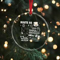 Route Highway 66 100th Anniversary Crystal Glass Ornament The Mother Road Centennial
