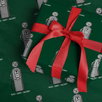 Route Highway 66 Americana Road Trip Wrapping Paper Roll Gas Grill Glory