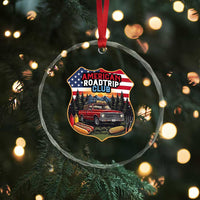 Route Highway 66 Crystal Glass Ornament Vintage American Roadtrip Club Road Trip