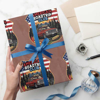Route Highway 66 Wrapping Paper Roll Vintage American Roadtrip Club Road Trip