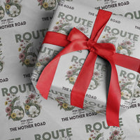Route Highway 66 Wrapping Paper Roll Floral Centennial 100 Year Anniversary