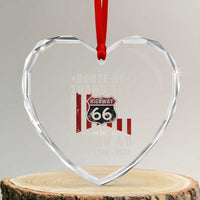 Route Highway 66 Turns 100 I Turn 40 Heart Crystal Glass Ornament Vintage 1986 Born American Road Sign 40th Birthday Gift