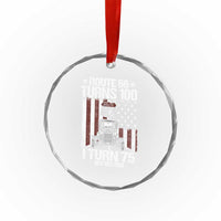 Route Highway 66 Turns 100 I Turn 75 Crystal Glass Ornament Vintage 1951 America Road Sign America Antique Car Lover 75th Birthday Gift