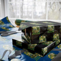 Rumo Ao Hexa Wrapping Paper Roll Brazil Soccer Fan 2026 Graphic