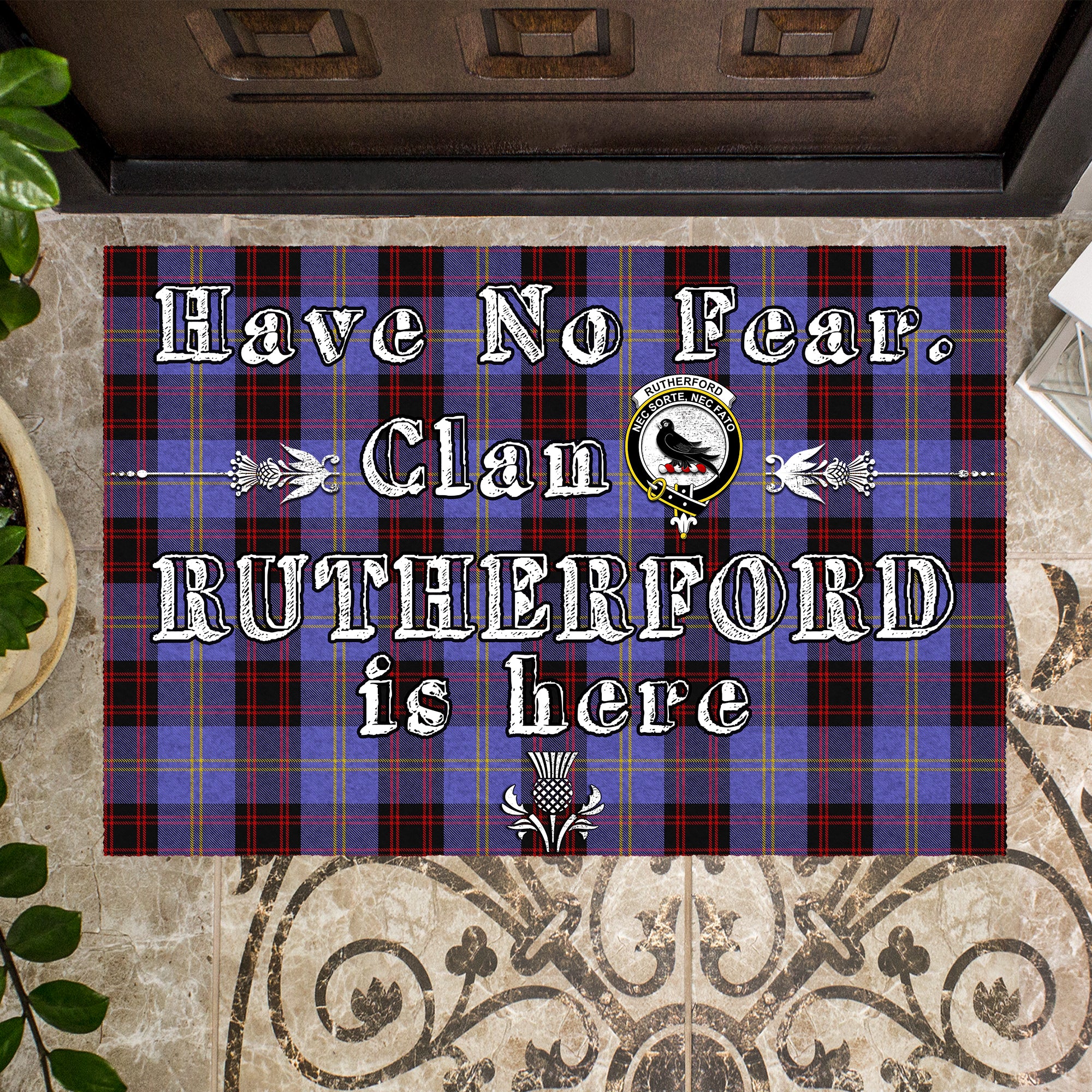 rutherford-clan-tartan-door-mat-family-crest-have-no-fear-tartan-door-mat