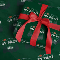 RV Pilot Camping Wrapping Paper Roll Retro Motorhome Travel Vacation Gift - Wonder Print Shop