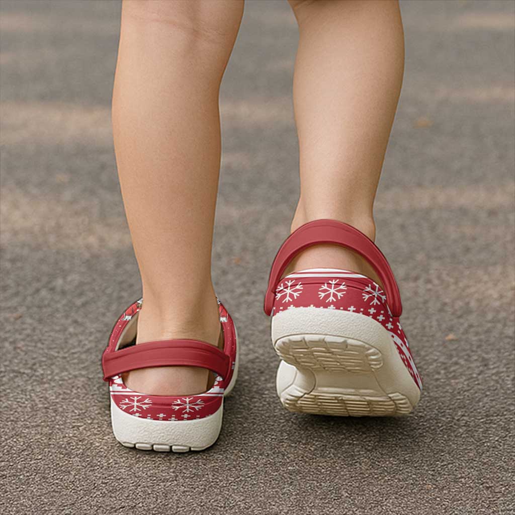 Saint Bernard Dog Switzerland Christmas Clogs Shoes - Wonder Print Shop