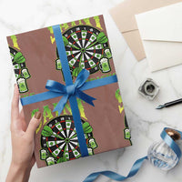 Saint Hat Tricks St Patricks Day Wrapping Paper Roll Darts Player Gift