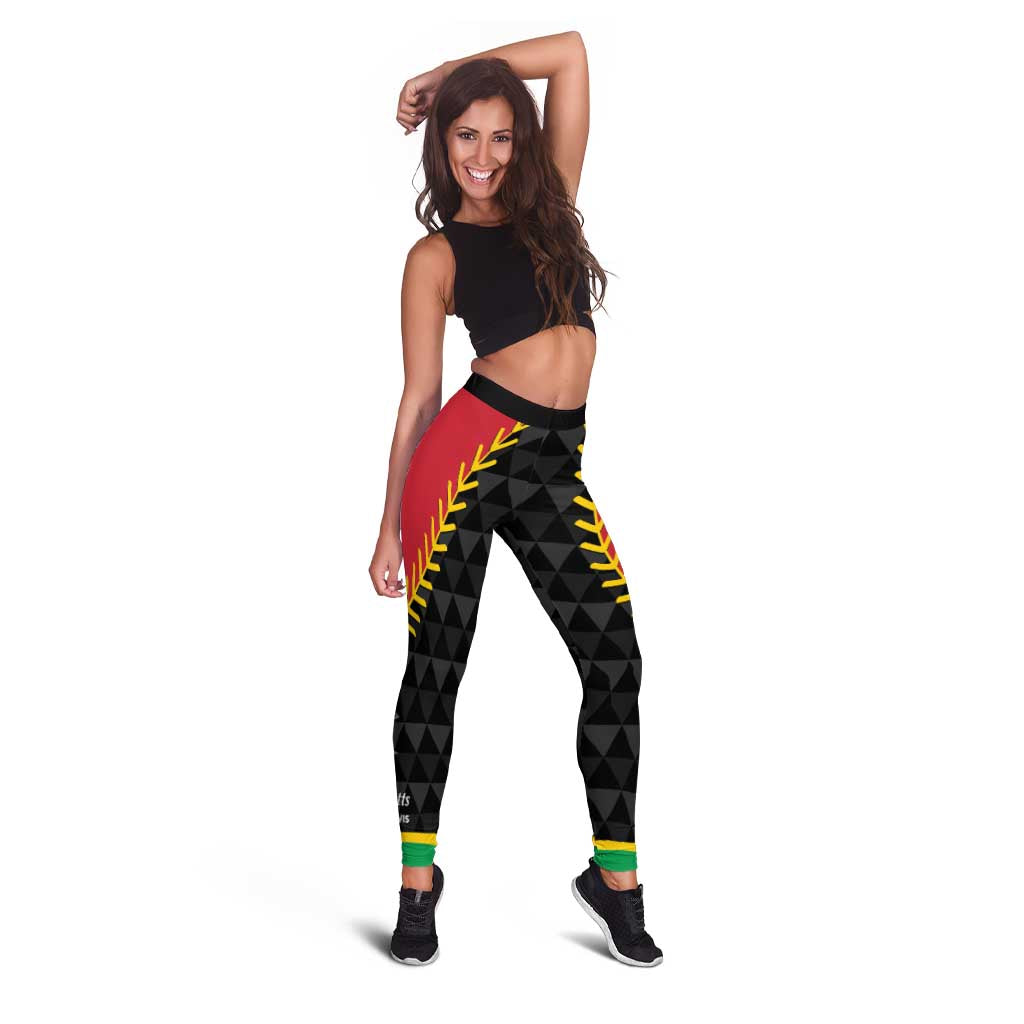 Saint Kitts and Nevis Cricket Patriots Leggings St Kitts Nevis in Our Blood LT01