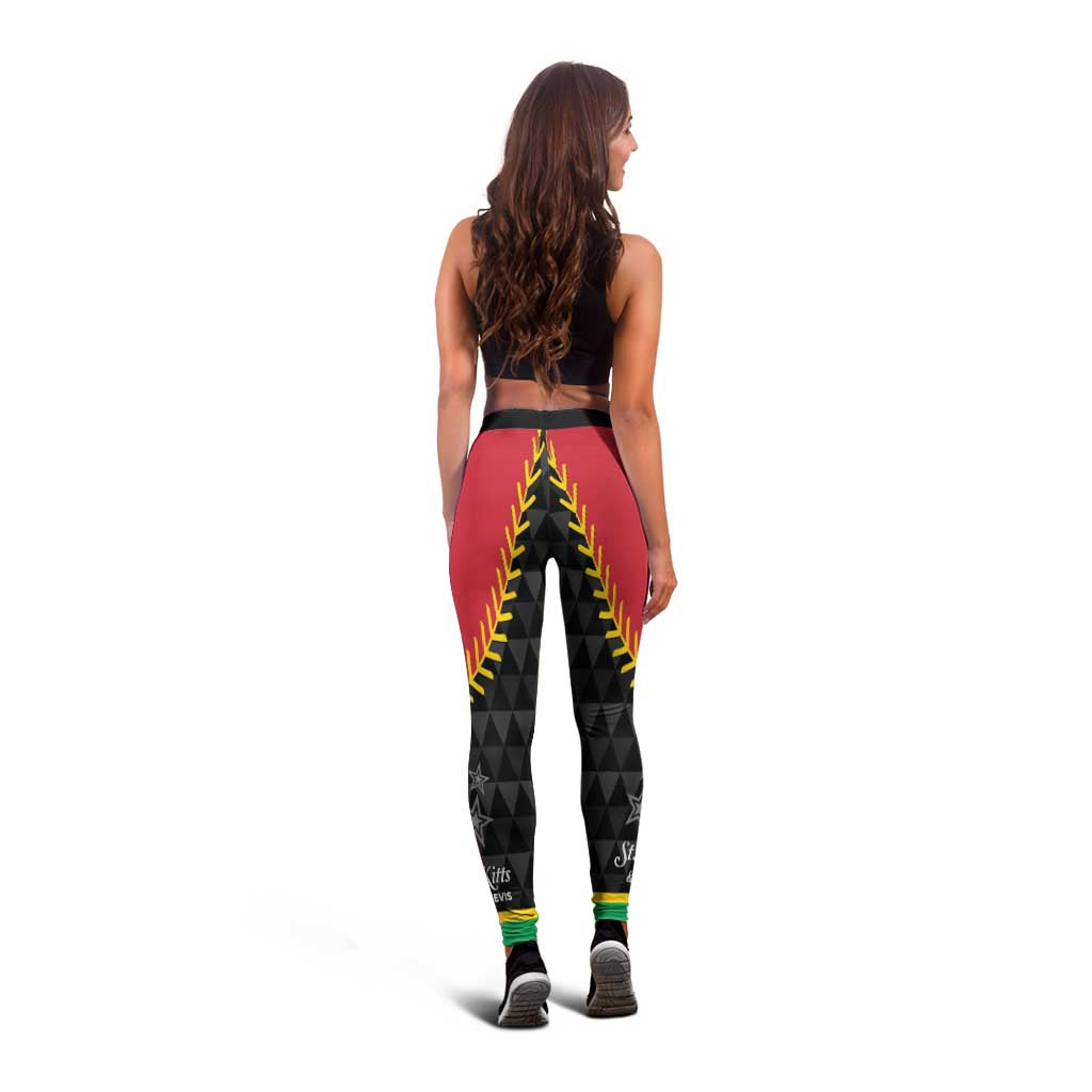 Saint Kitts and Nevis Cricket Patriots Leggings St Kitts Nevis in Our Blood LT01