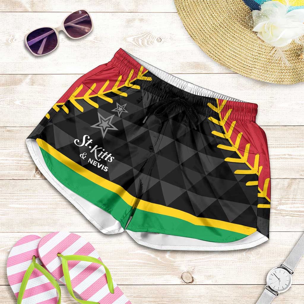 Saint Kitts and Nevis Cricket Patriots Shorts for Women St Kitts Nevis in Our Blood - Wonder Print Shop