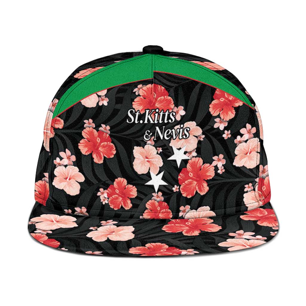 Saint Kitts and Nevis Cricket Snapback Cap 2025 Go Patriots Tropical Style - Wonder Print Shop