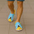 Saint Lucia Clogs Shoes Heritage Palette Flag-Inspired - Wonder Print Shop