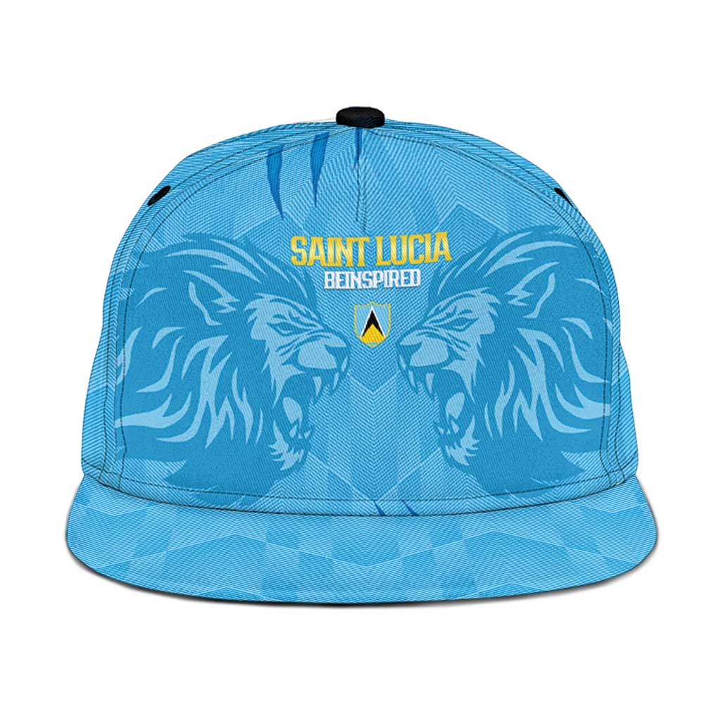 Saint Lucia Cricket Snapback Cap Go Champions Beinspired - Wonder Print Shop
