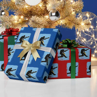 Saint Lucia Cricket Wrapping Paper Roll Retro Vintage Sport Saint Lucian Flag West Indies Cricket Fan