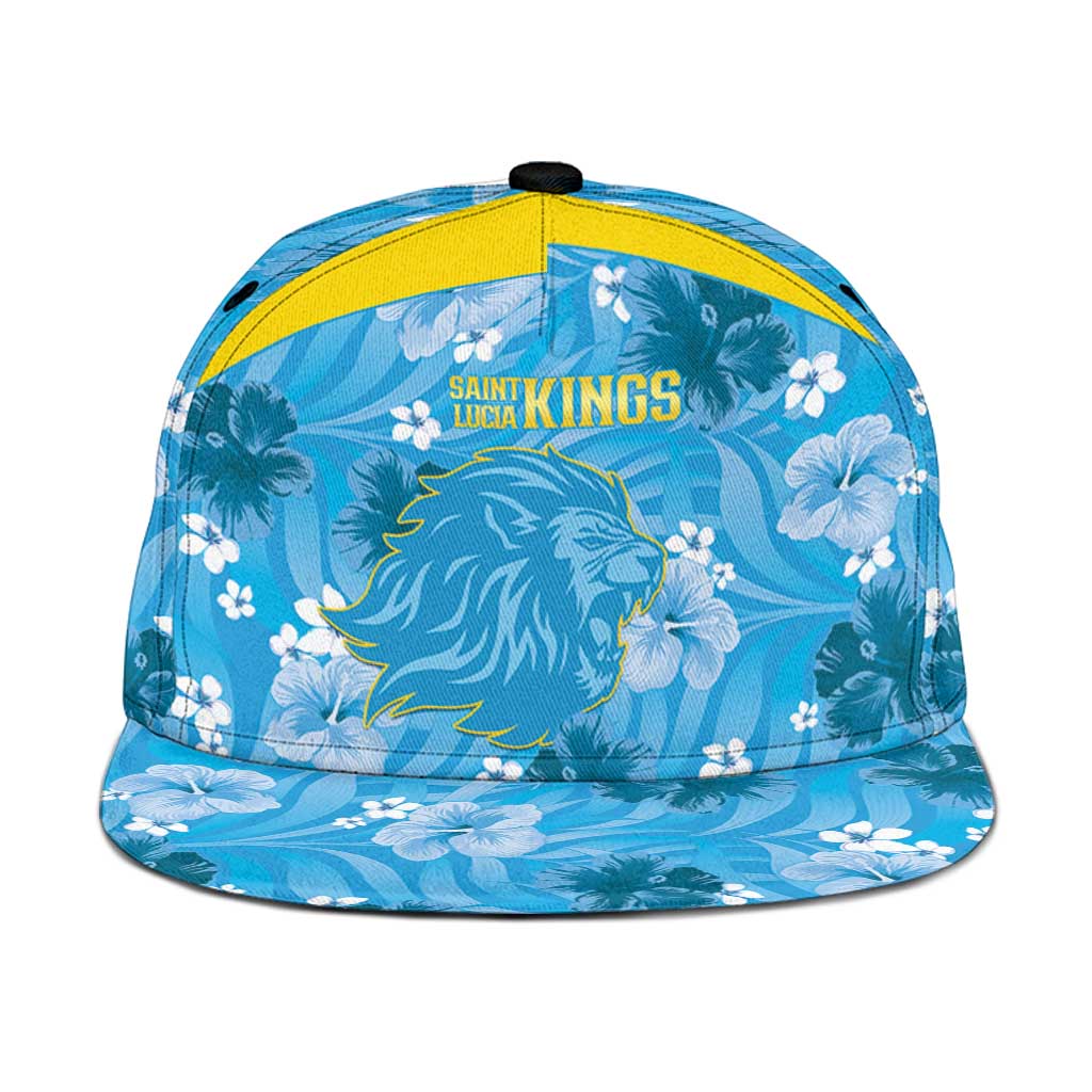 Saint Lucia Kings Cricket Snapback Cap 2025 Go Beinspired Tropical Style - Wonder Print Shop