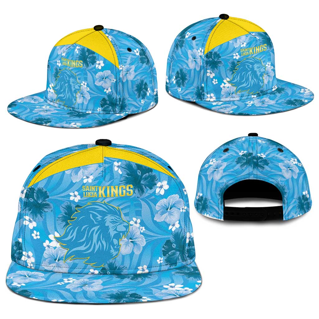 Saint Lucia Kings Cricket Snapback Cap 2025 Go Beinspired Tropical Style - Wonder Print Shop