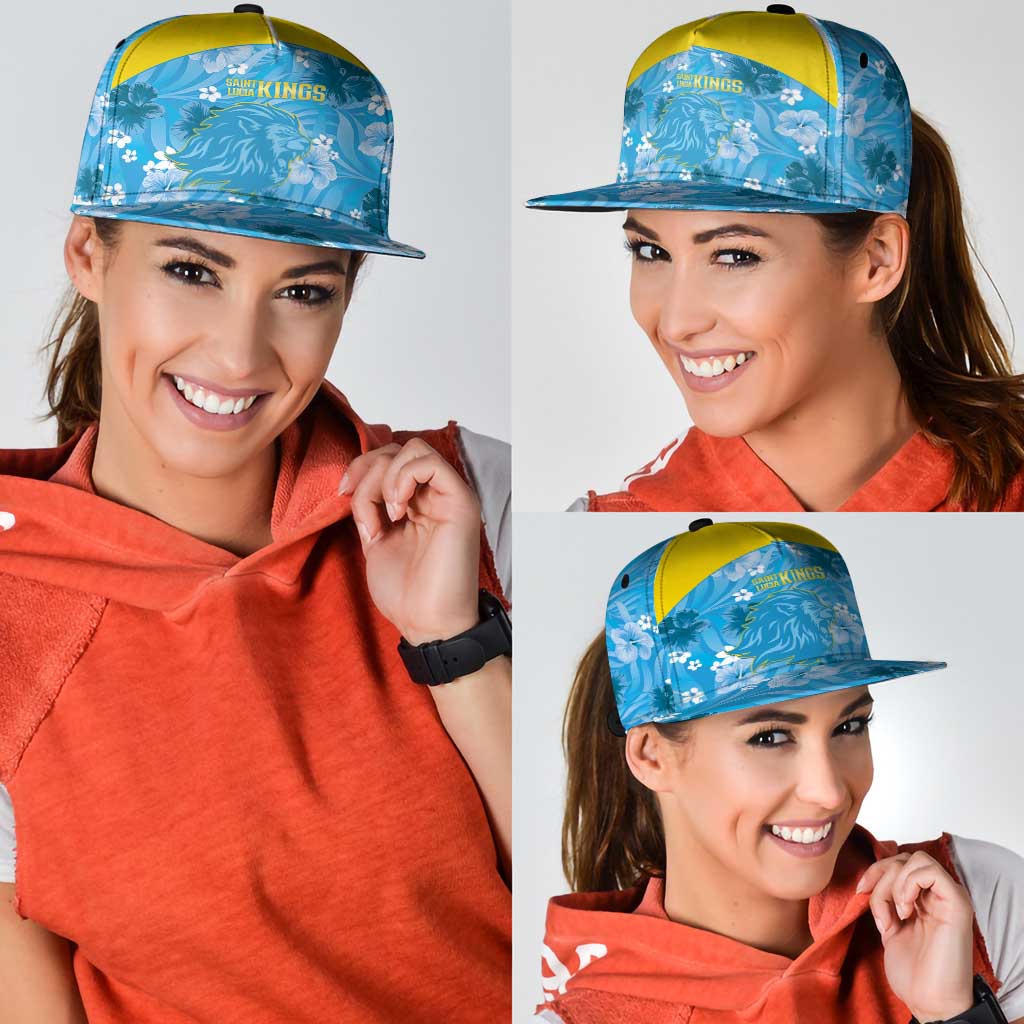 Saint Lucia Kings Cricket Snapback Cap 2025 Go Beinspired Tropical Style - Wonder Print Shop