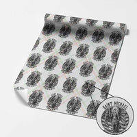 Saint Michael Defend Us In Battle Wrapping Paper Roll American Flag Patriotic