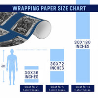 Saint Michael The Archangel Defeating Satan Wrapping Paper Roll Christian Faith Gift