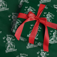 Saint Patrick Is My Homeboy Wrapping Paper Roll Funny St Patricks Day