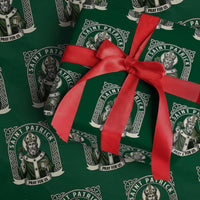 Saint Patrick Pray For Us Wrapping Paper Roll St Patricks Day Religious Gift