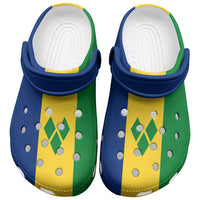Saint Vincent and the Grenadines Clogs Shoes Heritage Palette Flag-Inspired - Wonder Print Shop