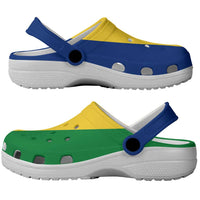 Saint Vincent and the Grenadines Clogs Shoes Heritage Palette Flag-Inspired - Wonder Print Shop