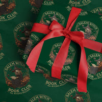 Salem Witch Book Club All Witches Welcome Wrapping Paper Roll Halloween Book Lover - Wonder Print Shop