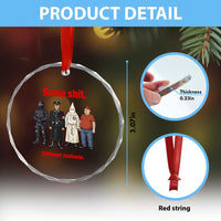 Same Shit Different Costume Crystal Glass Ornament Political Satire Anti Fascist