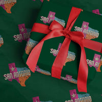 San Antonio Texas TX Fiesta Sports For Latino Fans Wrapping Paper Roll
