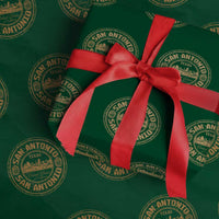 San Antonio Texas TX Vintage Souvenir Texan Pride Wrapping Paper Roll