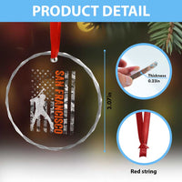 San Francisco Crystal Glass Ornament SF Baseball Player American Flag USA Camo Patriotic