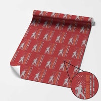 San Francisco Wrapping Paper Roll SF Baseball Player American Flag USA Camo Patriotic