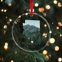 San Francisco Peaks Flagstaff Arizona Crystal Glass Ornament Vintage Mountain Landscape Gift