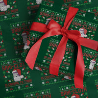 Sani-cloth Is Coming To Town Wrapping Paper Roll Funny Nurse Christmas - Wonder Print Shop