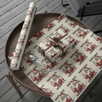 Santa Christmas December 25th Season Wrapping Paper Roll - Wonder Print Shop