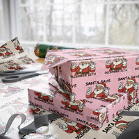 Santa Christmas December 25th Season Wrapping Paper Roll - Wonder Print Shop