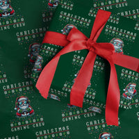 Santa Claus Gamer Wrapping Paper Roll Christmas Gmaing Crew - Wonder Print Shop