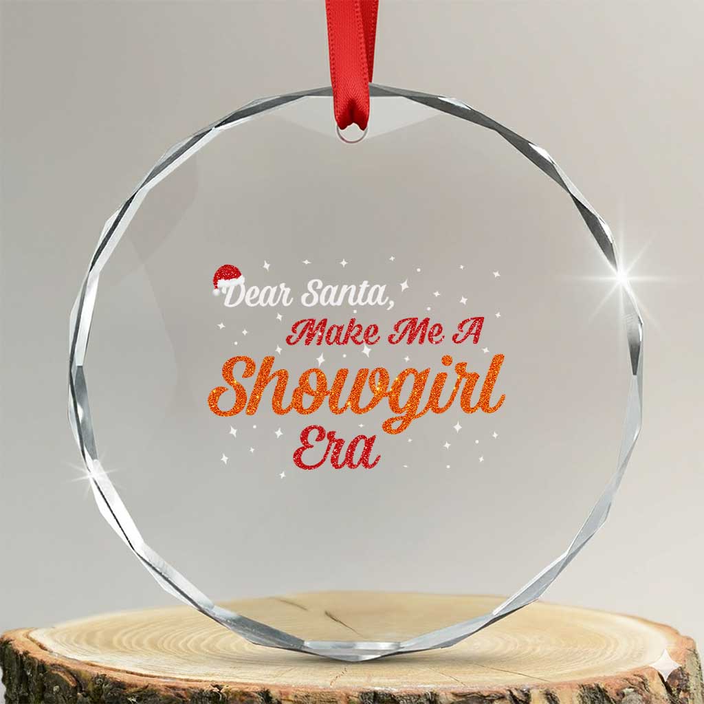 Santa Girls Christmas Crystal Glass Ornament Funny Trendy Quote - Wonder Print Shop