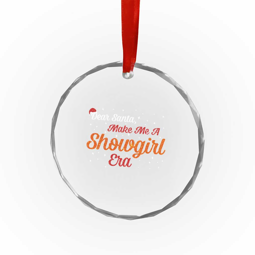 Santa Girls Christmas Crystal Glass Ornament Funny Trendy Quote - Wonder Print Shop