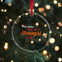 Santa Girls Christmas Crystal Glass Ornament Funny Trendy Quote - Wonder Print Shop