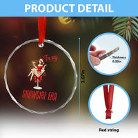 Santa Girls Christmas Crystal Glass Ornament In My Costume Era - Wonder Print Shop