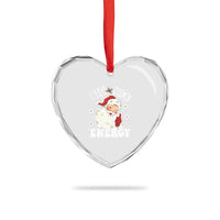 Santa Heart Crystal Glass Ornament Big Nick Energy - Wonder Print Shop