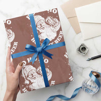 Santa Ho Ho Hold My Beer Wrapping Paper Roll Funny Xmas In July Summer Xmas - Wonder Print Shop