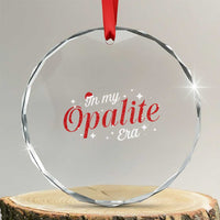 Santa Opalite Christmas Crystal Glass Ornament - Wonder Print Shop