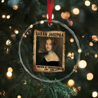 Sarah Josepha Hale Crystal Glass Ornament Mother Of Thanksgiving - Wonder Print Shop