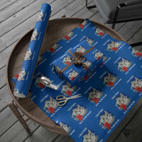Sarcastic Cat Meme Wrapping Paper Roll Funny Retro I Eated All The Gas Gen Z Humor - Wonder Print Shop